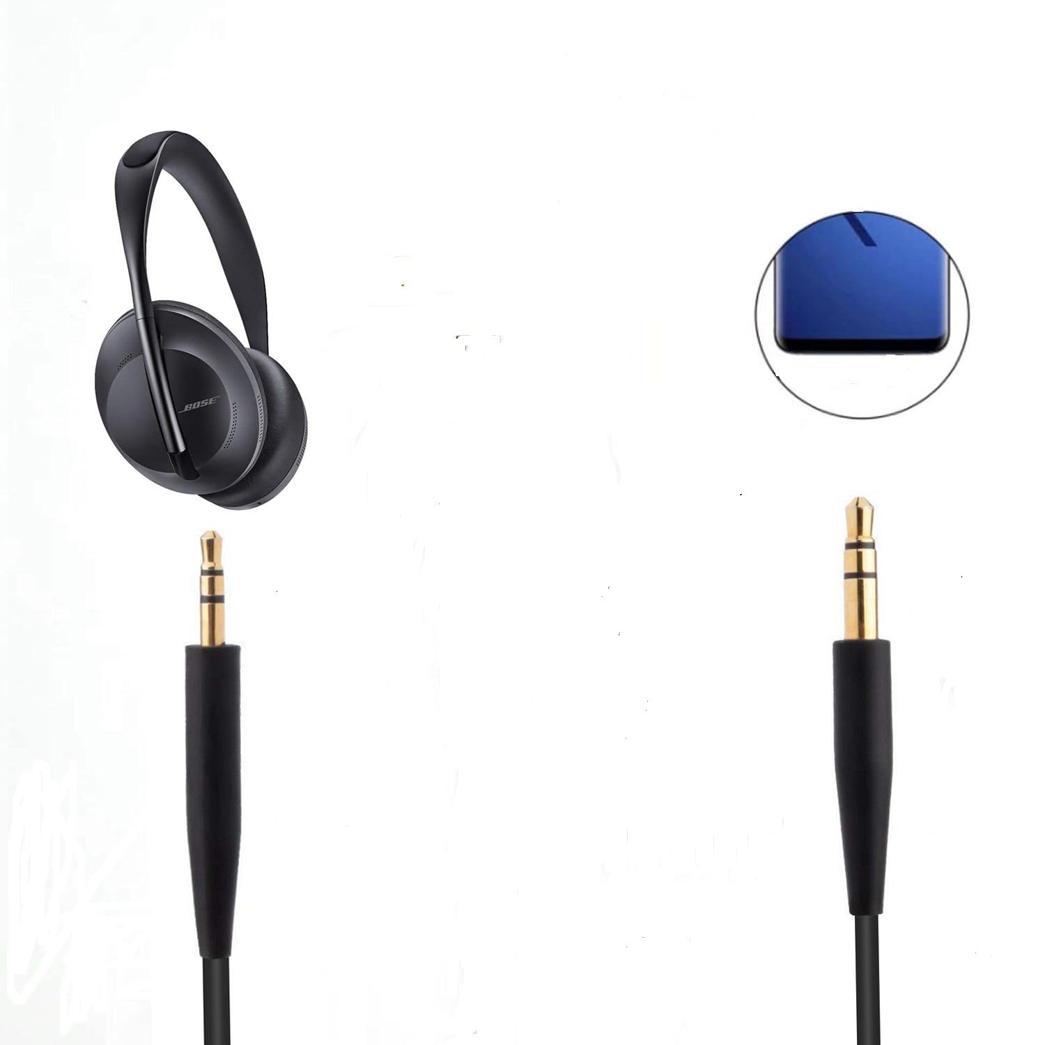 Amazon.com: Cypher.V Replacement Aux Cable Cord Wire, 3.5mm to 2.5